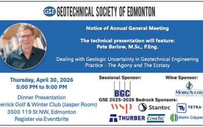 April 20, 2026: GSE 2026 AGM with Mr. Pete Barlow